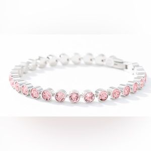 Touchstone Crystal by Swarovski mini ice bracelet light rose BNIB